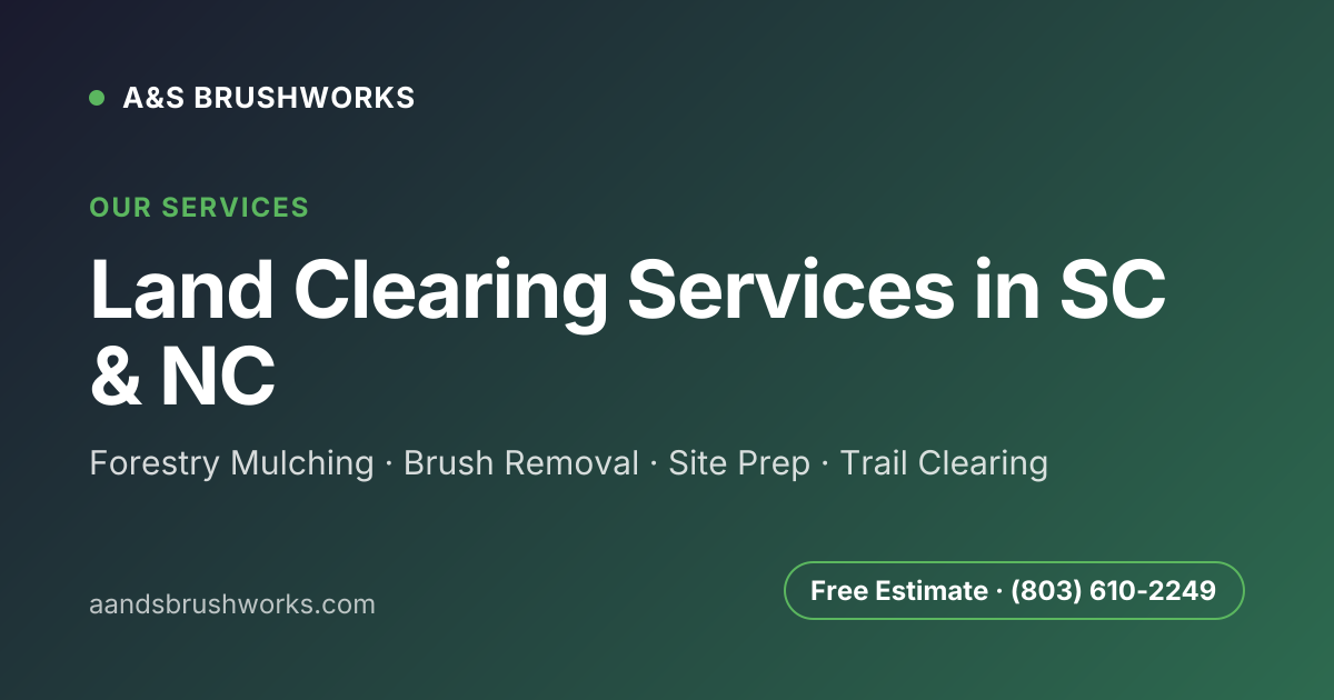 Land Clearing Services in Rock Hill, SC | A&S Brushworks | A&S Brushworks